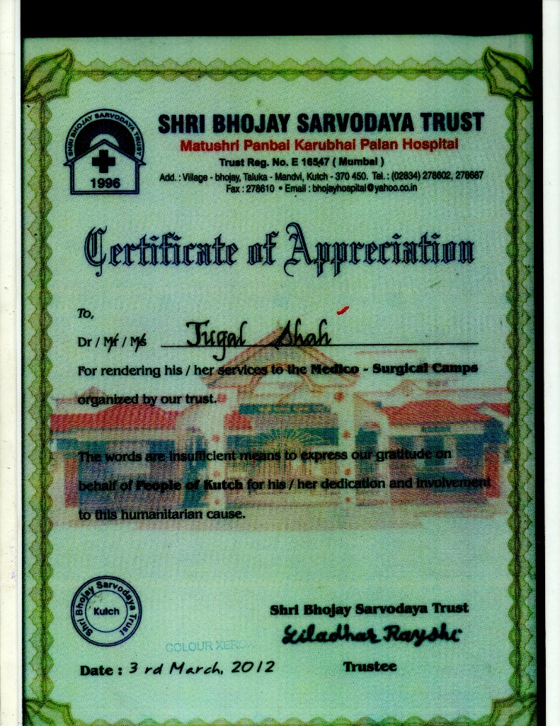 Maa Nursing Home Certificate 17